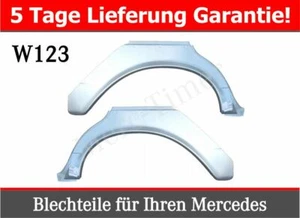Mercedes W123 1975-1985 par de chapa de reparación trasero izquierdo derecho - Imagen 1 de 5