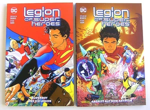 LEGION OF SUPER-HEROES (italiano) - 1+2 Completo - Paperback PANINI 2020 BENDIS - Foto 1 di 1