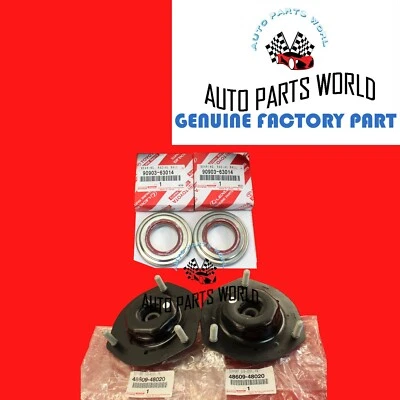 GENUINO TOYOTA HIGHLANDER RX330/350 SUSPENSIÓN DELANTERA DERECHA Y IZQUIERDA MONTAJE DE PUNTAL CON RODAMIENTO Foto 1 de 4