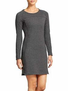 Abito Athleta Omega manica lunga bodycon grigio scuro bodycon taglia small elasticizzato - Foto 1 di 6