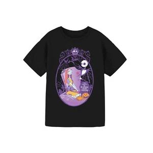 Disney The Nightmare Before Christmas Halloween Girls T-Shirt Size L (10-12) - Picture 1 of 3