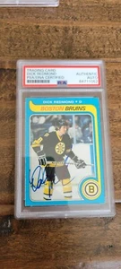 1979-80 OPC SIGNED CARD DICK REDMOND BRUINS SEALS STARS BLACKHAWKS PSA DNA # 129 - Picture 1 of 1
