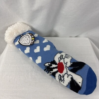 Sylvester WB шерпа с подкладкой носки синий зимний нескользящий, новый с Ярлыками - Изображение 1 из 4