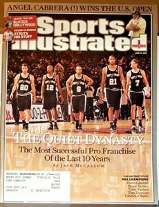 Sports Illustrated June 25 2007 Vol 106 No 26 San Antonio Spurs Roger Clemens. - Picture 1 of 5
