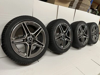 Original Mercedes W205 S205 C43 18“ AMG Winterräder A2054019900 A2054019600 - Bild 1 von 4