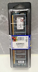 512mb Kingston KTD8300/512 PC3200U 400MHz DDR1 Computer Memory RAM - SEALED - - Picture 1 of 4