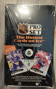 1991-92 Pro Set Hockey Series ll 2 CAJA DE CERA SELLADA 75 ANIVERSARIO NHL - Imagen 1 de 11