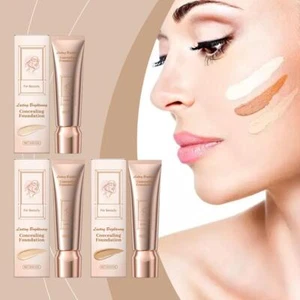 ☮Matte Wear Full Coverage Brighten Liquid Foundation Makeup Base Concealer L0H3 - Picture 1 of 12