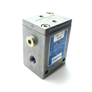 Festo 6890 VAK-1/4 Vacuum Generator, 80% Vacuum, 21-145PSI, 1/4"NPT - Picture 1 of 7