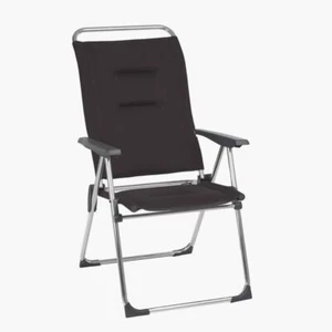 Lafuma MOBILIER Aluminum Folding Camping Chair Padded Seat Ergonomic Back Acier - Picture 1 of 4