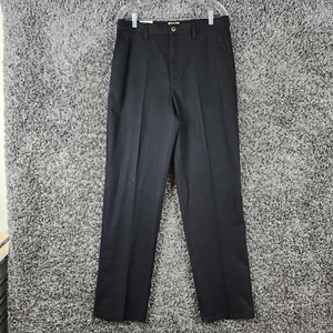 St Johns Bay Herren schwarz klassische Passform sorgenfreie Chinohose Größe 32x34 - Bild 1 von 6