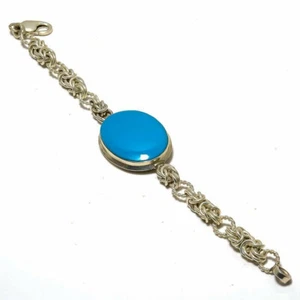 HANDMADE SOLID PURE SILVER MEN BRACELET IN TORQUES 10 '' 44.2 GRAMS SB 56 - Picture 1 of 1