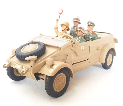 Gonio Italy 1:24 German WWII AFRIKA KORPS VW KUBELWAGEN STAFF CAR + Figures Nr 3 - Image 1 of 4