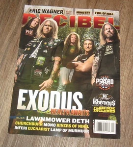 Decibel 2021 magazine EXODUS Full Of Hell AL Jourgensen | Lawnmower Deth - Picture 1 of 1