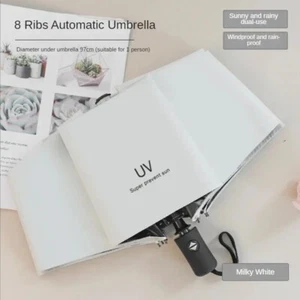 Automatic Umbrella Anti-UV Sun/Rain Windproof 3 Folding Compact Umbrella - Picture 1 of 15