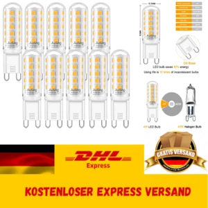 Warmweiße LED G9 Lampen 10er Pack - Dimmbar 4W 2700K - Bild 1 von 8
