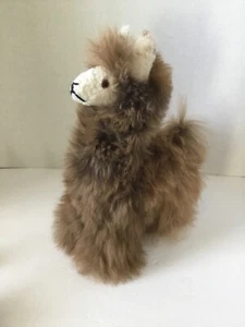 Peluche Llama Lana Alpaca Real ¡Súper Suave Coleccionable! ¡Usado! - Imagen 1 de 3