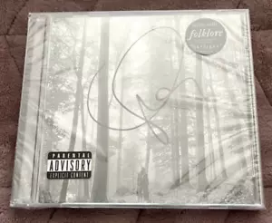 Taylor Swift SIGNED Folklore CD ~ BRAND NEW + SEALED! (b) - Picture 1 of 3