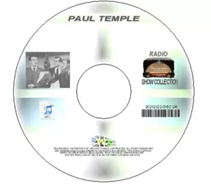 PAUL TEMPLE Old Time Radio Shows OTR 100 FILES MP3 FORMAT CD - Picture 1 of 2