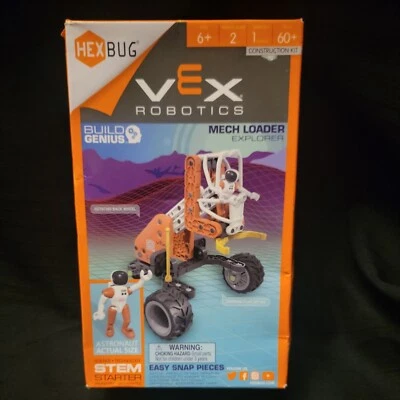 New Hex Bug Vex Robotics Mech Loader Explorer Build Genius Electronic 60+ Pieces - Image 1 of 4