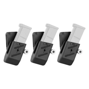 Tactical IPSC USPSA IDPA Speed Shooting Pistol Magazine Pouch Fondina Mag Nero - Foto 1 di 17