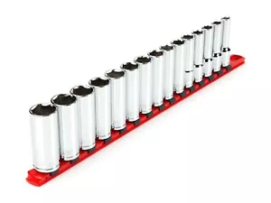 Tekton SHD92106 1/2 Inch Drive Deep 6-Point Socket Set, 15-Piece (10-24 mm) - Picture 1 of 1