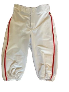 Pantalones de béisbol Team Express para niños blancos con rayas rojas talla L - Imagen 1 de 7