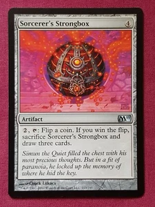 Magic The Gathering 2011 CORE SET M11 SORCERER'S STRONGBOX artifact card MTG - Picture 1 of 2