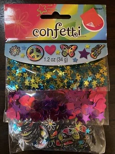 NEON DOODLE CONFETTI VALUE PACK (3 types) ~ Birthday Party Supplies Decorations - Picture 1 of 2