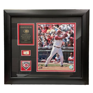 Cincinnati Reds Adam Dunn gerahmtes Foto mit Spielstück verwendet Baseball - Bild 1 von 1