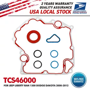 Timing Cover Gasket For Dodge Dakota Durango RAM 1500 Jeep Cherokee 4.7L 99-09 - Picture 1 of 6