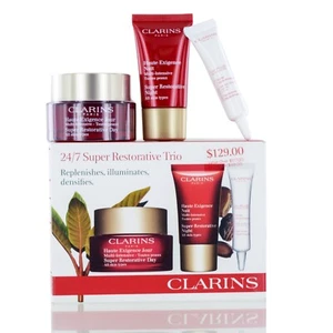 Clarins Super Restorative 24/7 Trio Set - New SL. Damaged Box - Picture 1 of 1