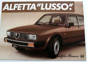 1982 Alfa Romeo Alfetta Lusso (1,6 / 1,8) Prospekt Brochure deutsch german - Picture 1 of 4