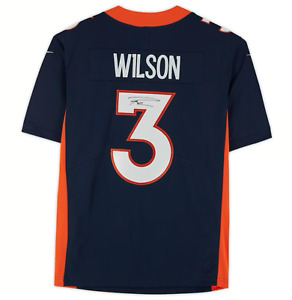 Russell Wilson Autographed Denver Broncos Navy Nike Limited Jersey Fanatics