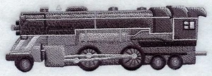 Steam Engine, Train Embroidered Patch 6.7"x 2.3" - Picture 1 of 2