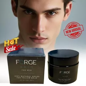 Forge Skin AUTHENTIC Men’s Face Cream Tallow Balm New Sealed Wrinkle Defense - Picture 1 of 9