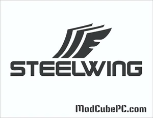 Enermax Steelwing Logo Computer Case Window Applique Vinyl Decal (Color Choices) - Picture 1 of 3