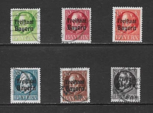 BAYERN VERSCHIEDENE ÜBERDRUCKE AUSGABEN 1919 - 1920 - Bild 1 von 1