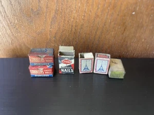 Lot Of 6 Boxes Of Antique Shoe Nails - Picture 1 of 8