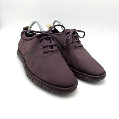 Clarks MZT Blithe Aubergine Oxfords Comfort Walking Shoes Lace Up Womens Size 10 - Image 1 of 4
