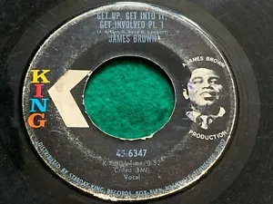 45 Record - James Brown - Get Up Get Iinto It Get Involved King Records 45-6347 - Foto 1 di 5