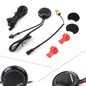 LCD Digital Thermometer Water Temperature Sensor Gauge Display Motorcycle Red - Picture 1 of 9