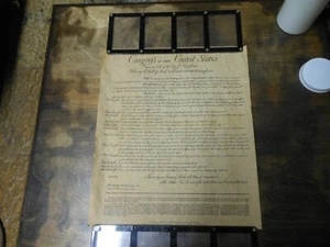 VINTAGE BILL OF RIGHTS 200th ANNIVERSARY COPY PHILLIP MORRIS 1989 CR13ET1 - Picture 1 of 4