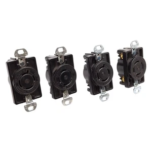 Lot of 4 Hubbell Twist-Lock Receptacle, 3-Phase, 20A 250VAC, NEMA L15-20R - Picture 1 of 8