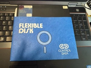 Used 8" Floppy Disk Control Data Blue IMSAI - Afbeelding 1 van 1