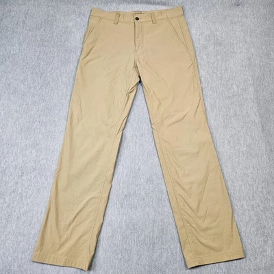 Eddie Bauer Pants Mens 33x34 (35x34) Khaki Travex Nylon Stretch Hiking Outdoor - Image 1 of 4