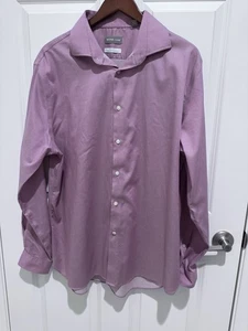 Camicia elegante uomo Michael Kors bottoni vestibilità regolare softair elasticizzata 17,5 34/35 - Foto 1 di 11