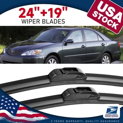 Limpiaparabrisas sin soporte OEM de 24" y 19" para Lexus ES350 GS350 GS300 GS430 Foto 1 de 4