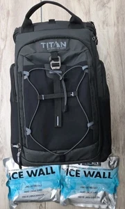 TITAN 26-Can Backpack Cooler Leakproof Insulated Gray 8x12x20 - Picture 1 of 10