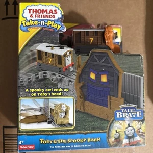 Fisher Price Thomas The Tank & Friends Take-n-Play Toby & Spooky Train 2014 New - Picture 1 of 2